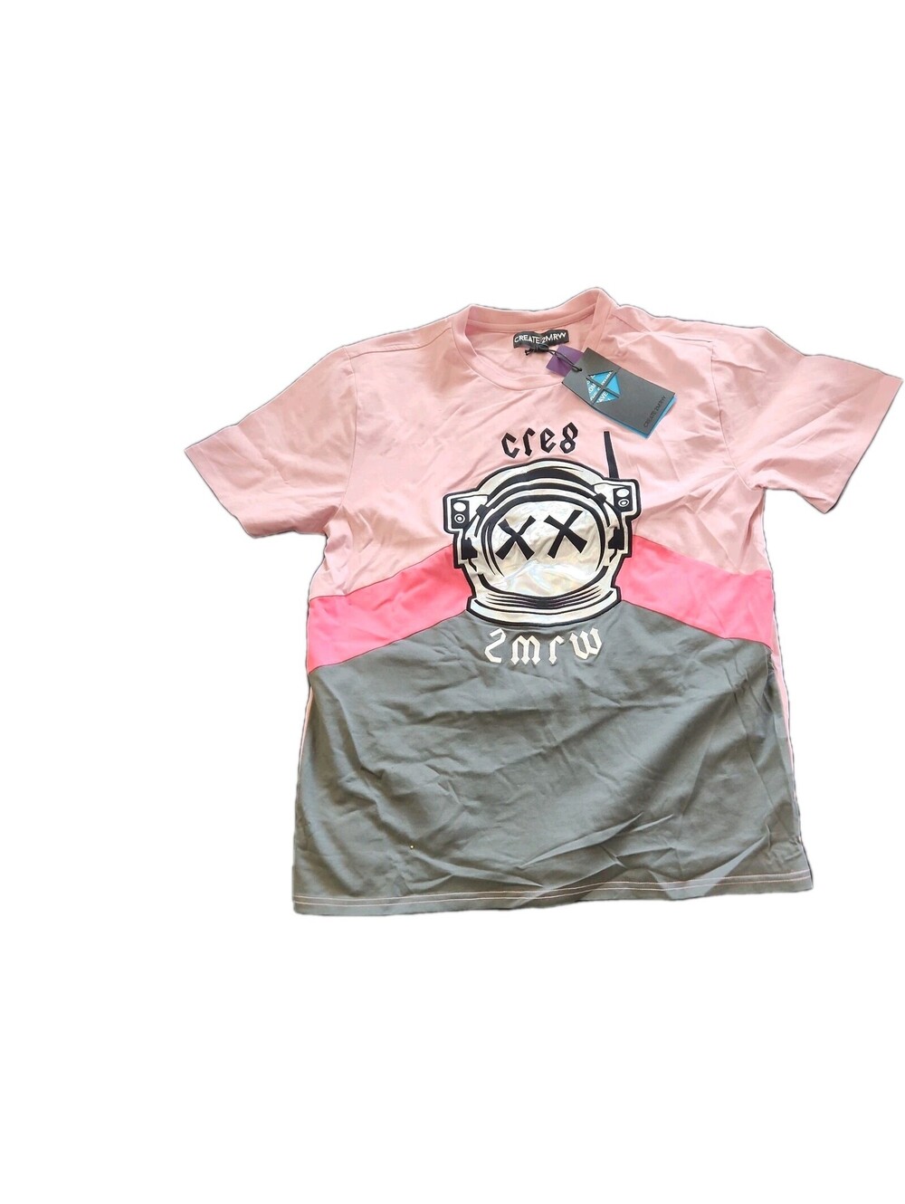 Create 2mrw NWT Pink Grey XL Shirt